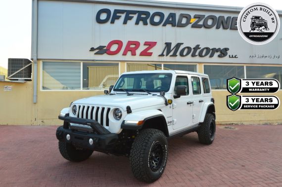 2023 JEEP WRANGLER 4DR BASIC SAHARA - WHITE MODIFIED