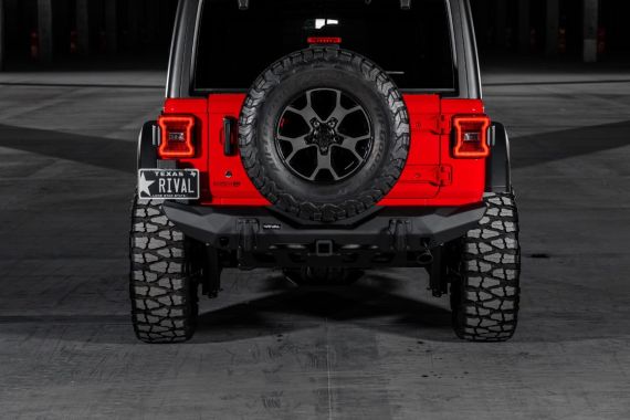 Rival 4x4 Stubby Aluminum Rear Bumper Jeep JL/JLU