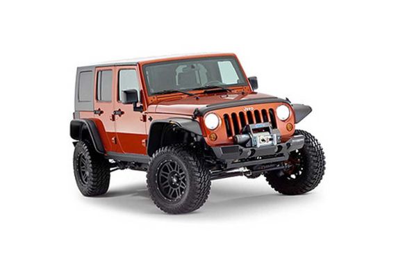 Bushwacker Flat Style Fender Flare JK 4 door