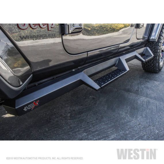 Westin Automotive HDX Drop Nerf Step Bars Jeep JLU 