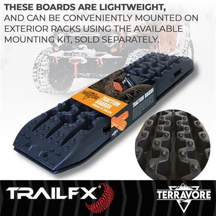TrailFX TRACTION BOARD - BLACK