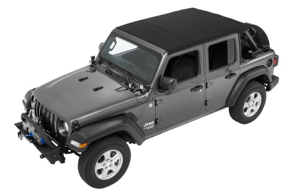 BESTOP Trektop Slantback Soft Top Black Twill JL 4 Door Offroad Zone