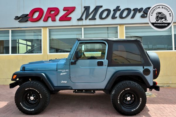 1997 JEEP WRANGLER TJ BLUE