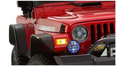 Buy Bushwacker Flat Style Fender Flares Jeep TJ Online | Offroad Zone