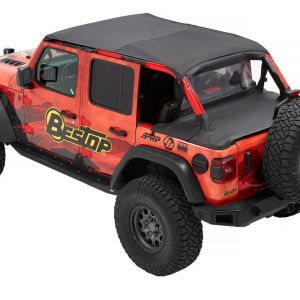 Bestop Bikini Header Safari Style Jeep JLU 4 Door