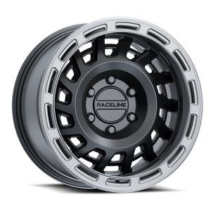 Raceline 957BS Halo 17x9 -12 JK,JL,JT Set of 5