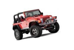 Bushwacker Flat Style Fender Flares Jeep TJ