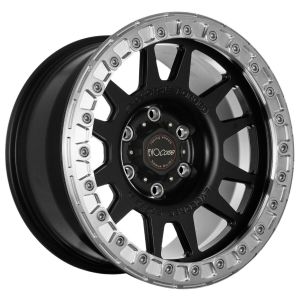 EVO CORSE Dakar Forged Beadlock Matt Black JK,JL,JT Set of 5
