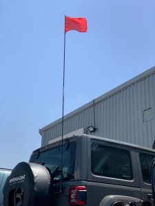 OFFROAD FLAG POLE W/QUICK RELEASE MOUNT 