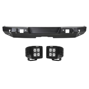 WESTIN Rear Bumper with Sensor and Auxilliary Lights Flood for Jeep JL/JLU