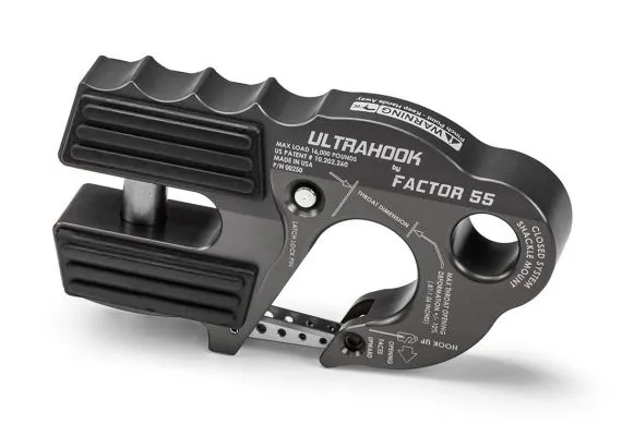 FACTOR 55 Ultra Hook 16000 lbs Cap GRAY