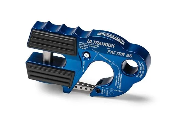 FACTOR 55 Ultra Hook 16000 lbs Cap BLUE