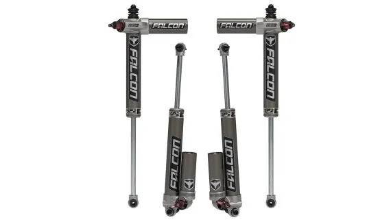Falcon SP2 3.3 Fast Adjust Piggyback Shock Kit (3–4.5” Lift) Jeep JKU 4-Door