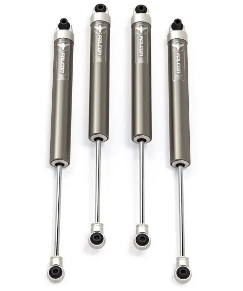 Falcon 1.1 Monotube Shock Kit 2-3.5" Lift JT Gladiator SKU 14-01-18-400-200