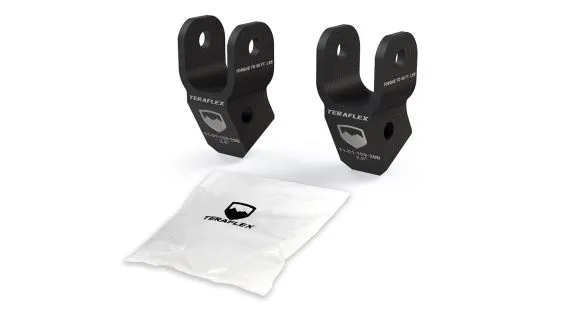 Teraflex JL/JT: 2” Shock Extension Bracket Kit – Front (2–2.5” Lift) SKU 1986250