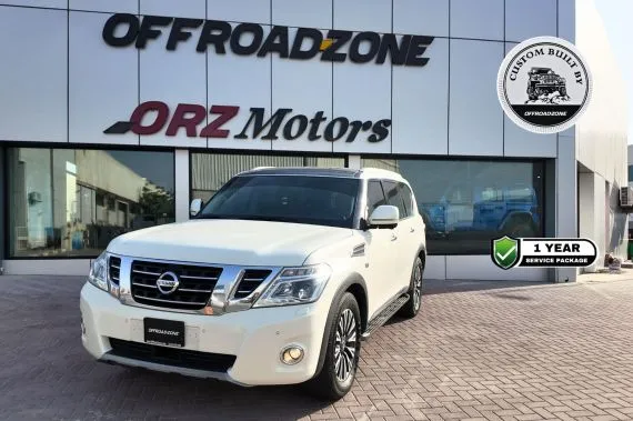 1 YEAR SERVICE PACKAGE FROM OFFROADZONE - 2019 NISSAN PATROL WHITE PLATINUM