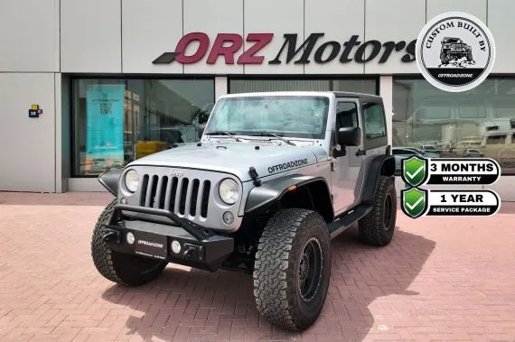 3 MOS WTY & 1 YR SP FROM OFFROADZONE | 2014 JEEP WRANGLER 2DR SPORT SILVER | USED