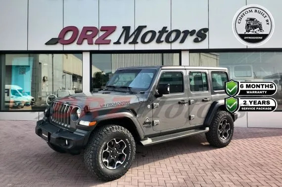 6 Mos Wty and 3 Yrs SP from Offroad-zone | 2021 JEEP WRANGLER 4DR SPORT - STING GRAY | USED