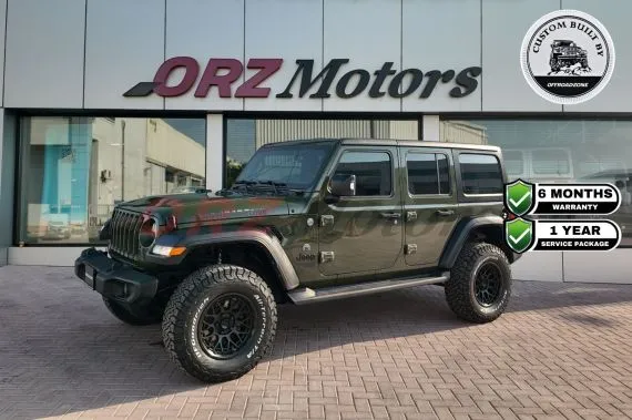 6 MOS WTY & 1 YR SP FROM OFFROAD-ZONE | 2021 JEEP WRANGLER 4DR SPORT SARGE GREEN | USED