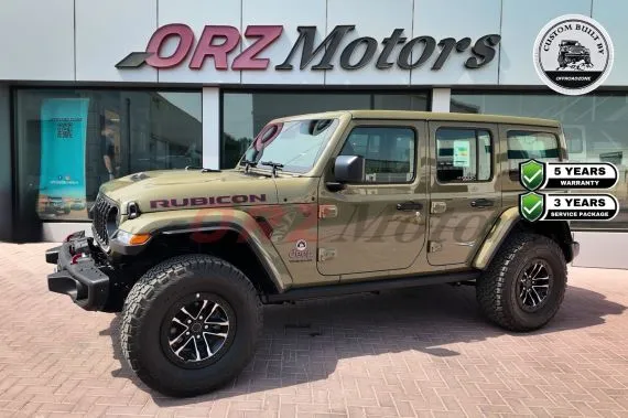 ГАРАНТИЯ ДИЛЕРА — 5 ЛЕТ И 3 ГОДА СП | 2026 JEEP WRANGLER 4-ДВЕРНЫЙ RUBICON (3,6 л) — ЗЕЛЕНЫЙ (41) | АБСОЛЮТНО НОВЫЙ
