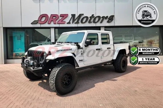 6 MOS WTY & 1 YR SP FROM OFFROADZONE | 2020 JEEP GLADIATOR SPORT WHITE | USED