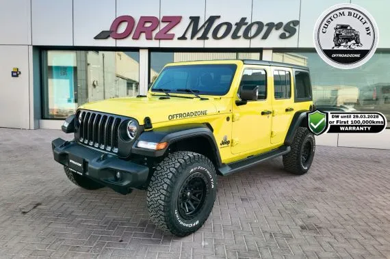 DEALER WTY UNTIL 100,000 KMS | 2023 JEEP WRANGLER 4DR SPORT (3.6L) - YELLOW | USED