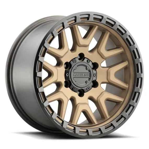 Raceline 953BZ Krank 17x9 -12 JK,JL,JT Set of 5