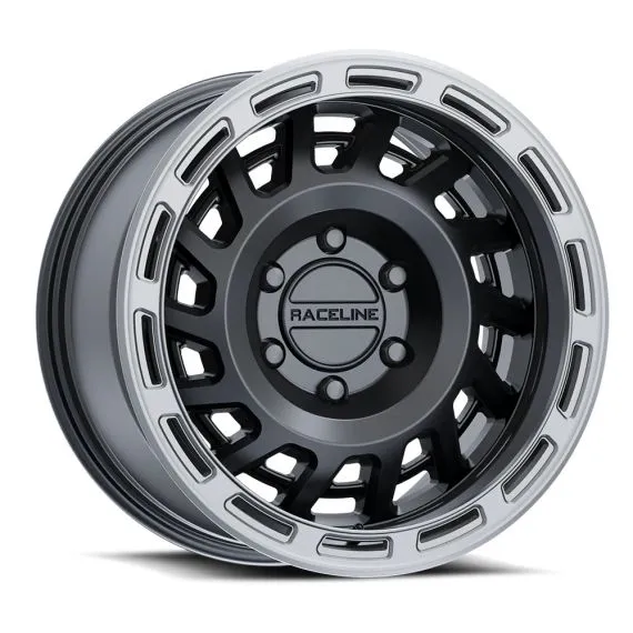 Raceline 957BS Halo 17x9 -12 JK,JL,JT Set of 5