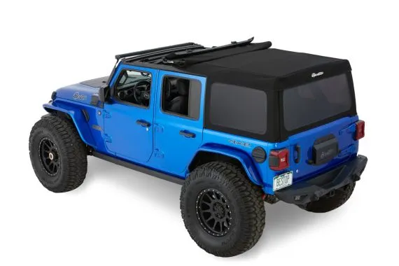 BESTOP SUPERTOP® SQUAREBACK SOFT TOP JEEP JLU SKU 54726-35