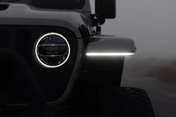 American Adventure Lab JL High-Line Fender Brace w/Daytime Running Lights Sahara Sport