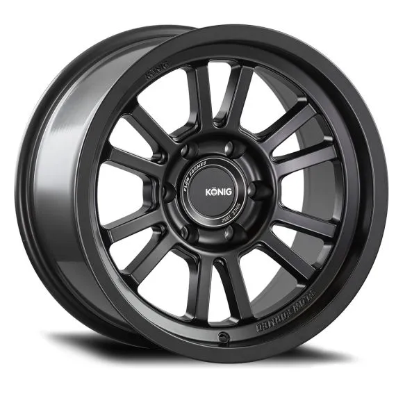 KONIG HYPERTRAIL HT1 MATTE BLACK 17x9 -12