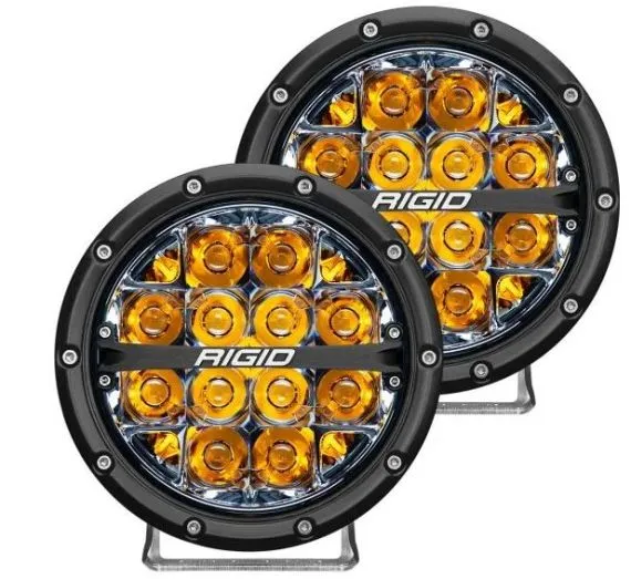 Rigid 360 Series 6 Inch LED Spot Beam / Amber