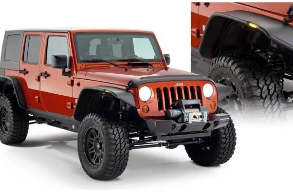 Bushwacker Flat Style Fender Flare JK 4 door