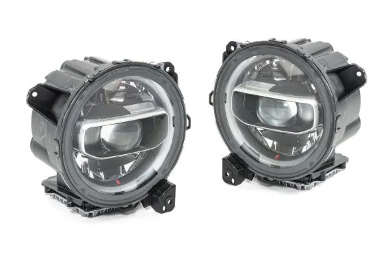 زوج من المصابيح الأمامية LED من موبار لجيب JL وGladiator JT SKU 82215136AD