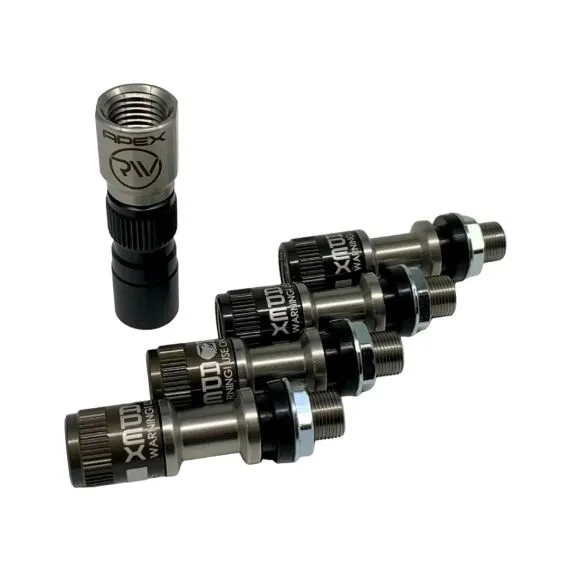 APEX Rapid Inflation Valve XL LENGTH SET OF 4