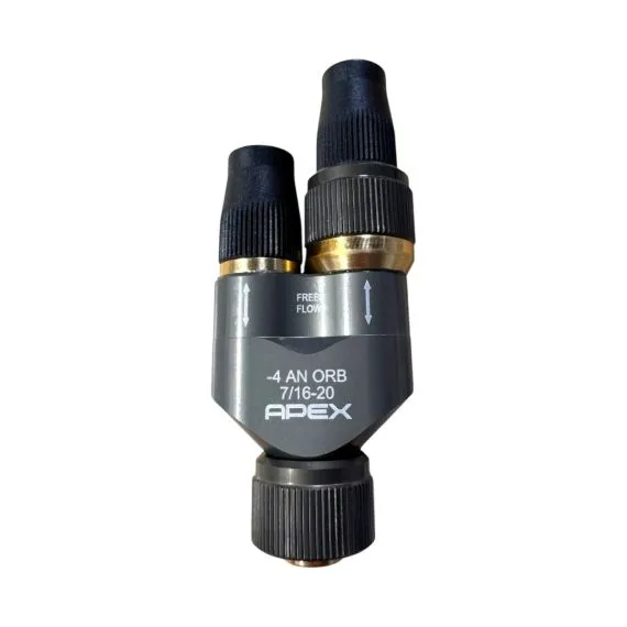 APEX Quick Connect "Y" with 3/8 Swivel Barb