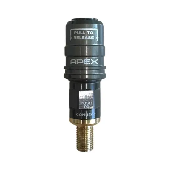 APEX High Flow Push On Chuck Direct Connect to Screw On Chuck