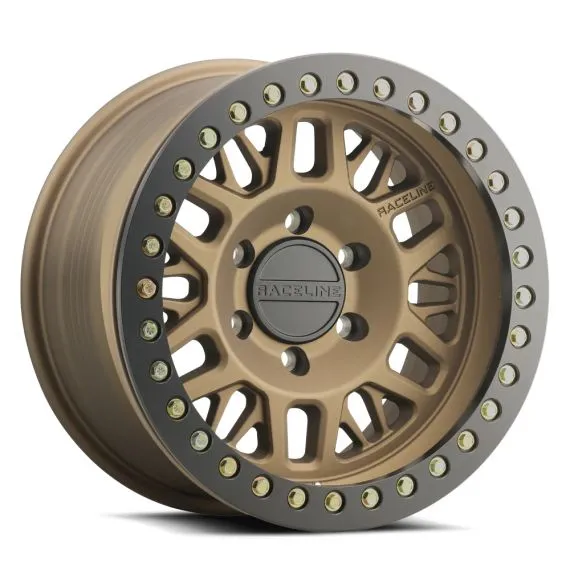 Raceline BRONZE RT951BZ Beadlock 17x9 -12 JK,JL,JT Set of 5