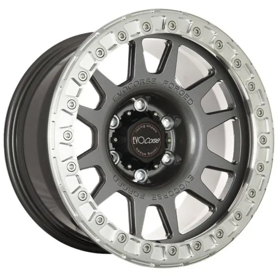 EVO CORSE Dakar Forged Beadlock Anthracite JK,JL,JT Set of 5
