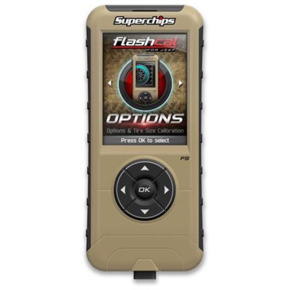 【未使用】Superchips Flashcal for Jeep SUPERCHIPS FLASHCAL F5 IN-CAB TUNER,GASOLINE,COMPATIBLE WITH 2007