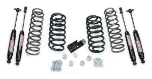 TeraFlex 2” Coil Spring Lift Kit & 9550 VSS Twin-Tube Shocks Jeep TJ SKU 1241200