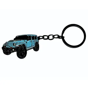 ORZ JEEP KEYCHAIN - LIGHT BLUE SKU JKC-LIGHT BLUE
