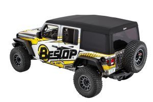 BESTOP SUNRIDER FOR HARDTOP, BLACK TWILL FOR JEEP JL & JT