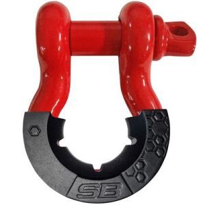 Smittybilt 3/4-INCH D-RING SHACKLE WITH ISOLATOR