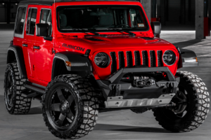 ممتص الصدمات الأمامي من الألومنيوم RIVAL 4x4 Stubby Aluminium من جيب JK/JL/JT Gladiator