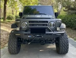BAW 212: Front Bumper with Lights SKU SAP-212-072
