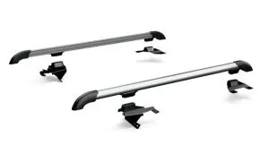 TeraFlex JKU 4-Door Nebo Roof Rack Main Rail Kit - Silver SKU 4722000