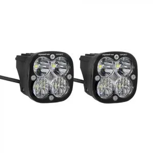 Baja Designs Squadron Sport Black LED Auxiliary Light Pod Pair