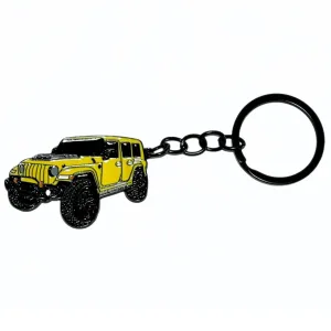 ORZ JEEP KEYCHAIN - YELLOW SKU JKC-YELLOW