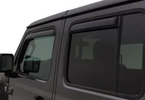 AVS In-Channel Window Deflector Kit Jeep JLU / Gladiator JT SKU 194811